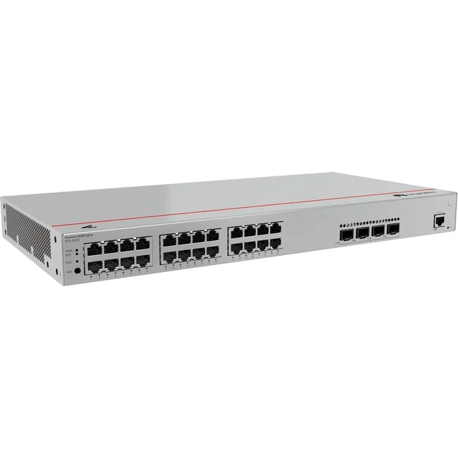 Коммутатор Huawei S310-24P4S L2+ (static router), 24*10/100/1000BASE-T ports, 4*GE SFP ports, POE+(370W)
