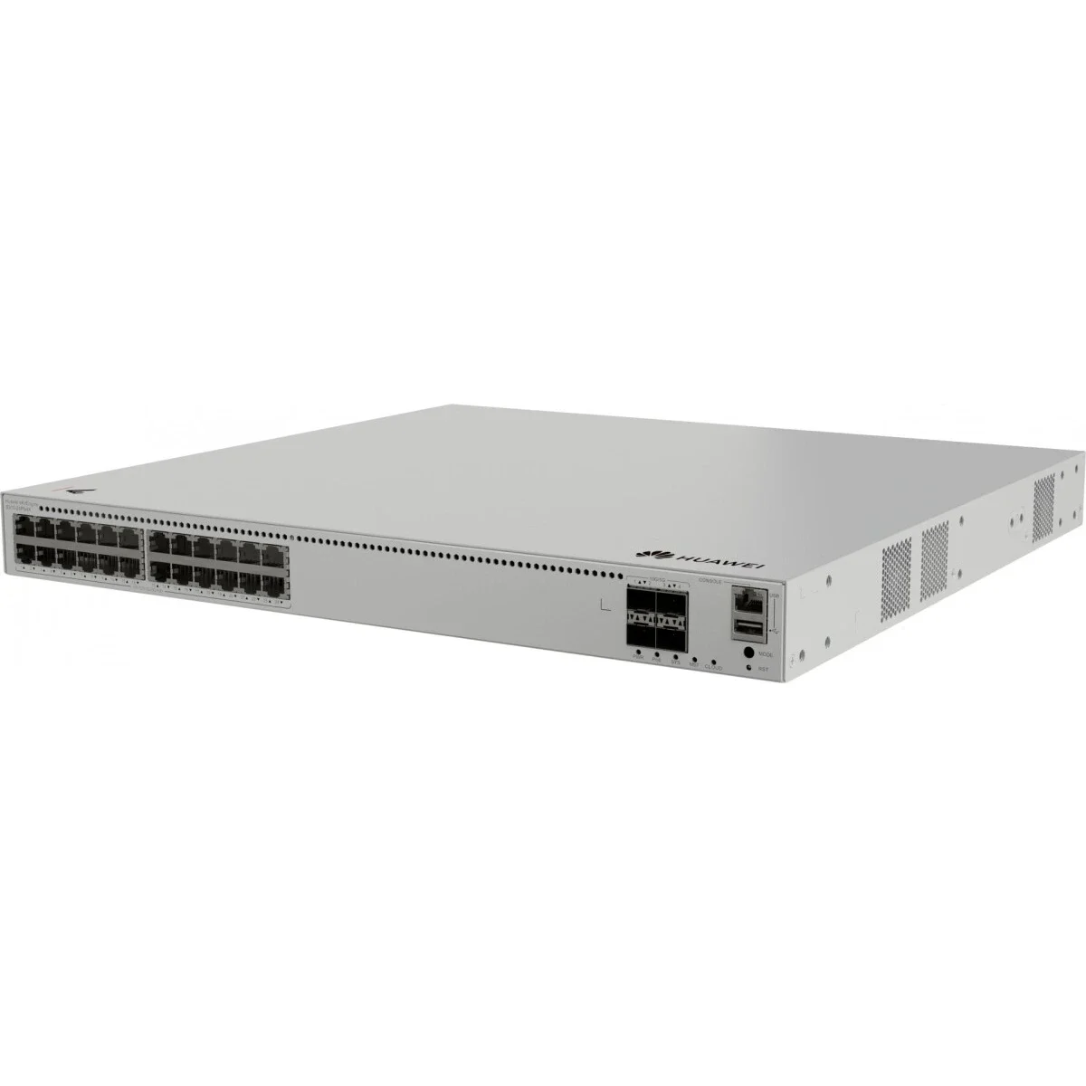 Коммутатор Huawei S310-24P4X (L2+, 24*10/100/1000BASE-T ports(400W PoE+), 4*10GE SFP+ ports, built-in AC power)
