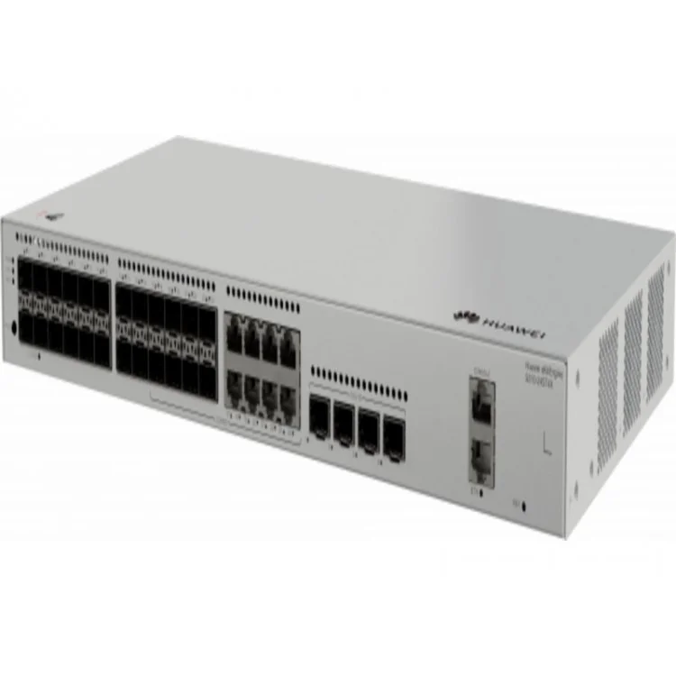 Коммутатор Huawei S310-24P4X (L2+, 24*10/100/1000BASE-T ports(400W PoE+), 4*10GE SFP+ ports, built-in AC power)