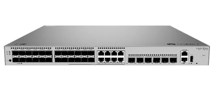 Коммутатор HUAWEI S530-24ST4XE (L3, 24*GE SFP ports, 8 of which are dual-purpose 10/100/1000 or SFP, 4*10GE SFP+ ports, 2*12GE stack ports, with 1*AC
