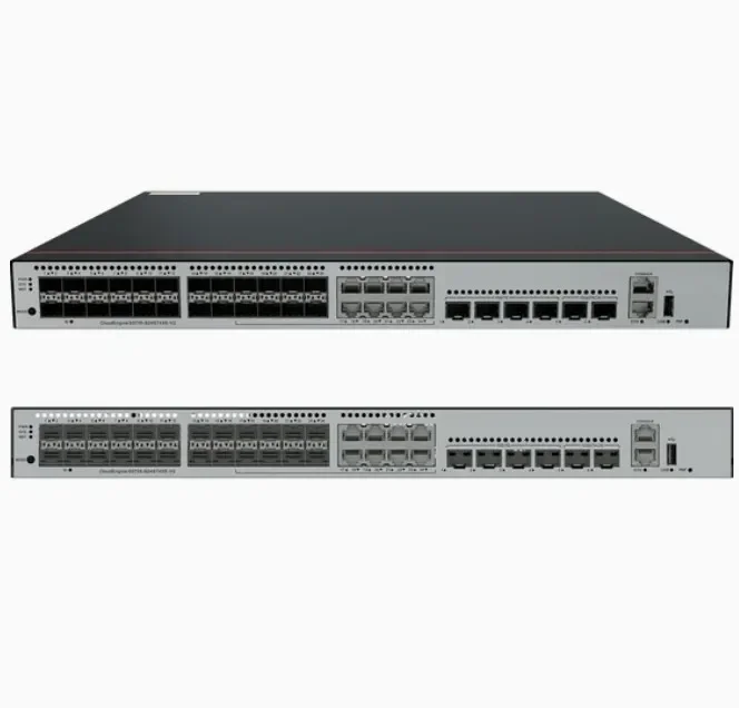Коммутатор HUAWEI S530-24ST4XE (L3, 24*GE SFP ports, 8 of which are dual-purpose 10/100/1000 or SFP, 4*10GE SFP+ ports, 2*12GE stack ports, with 1*AC