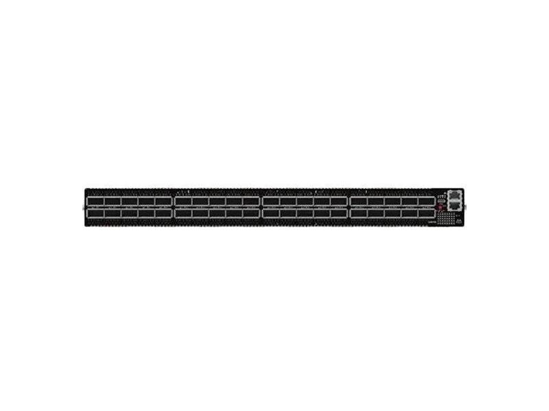 Коммутатор Infiniband Mellanox® Quantum(TM) HDR InfiniBand Switch, 40 QSFP56 ports, 2 Power Supplies (AC), unmanaged, standard depth, P2C airflow, Rai