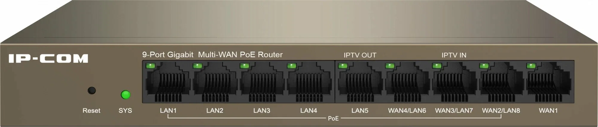 Коммутатор IP-COM 9PORT 8POE M20-8G-POE