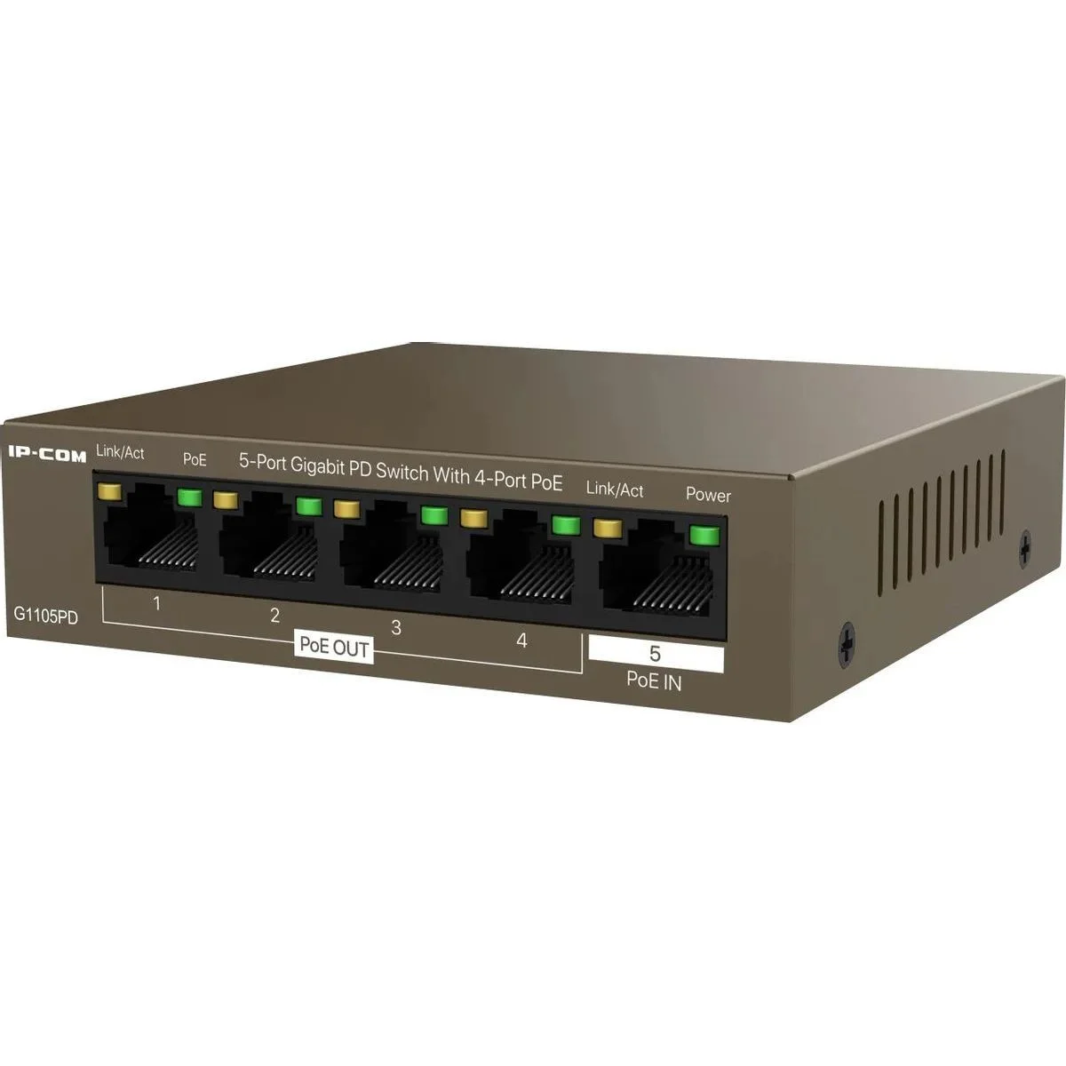 Коммутатор IP-COM 9PORT 8POE M20-8G-POE