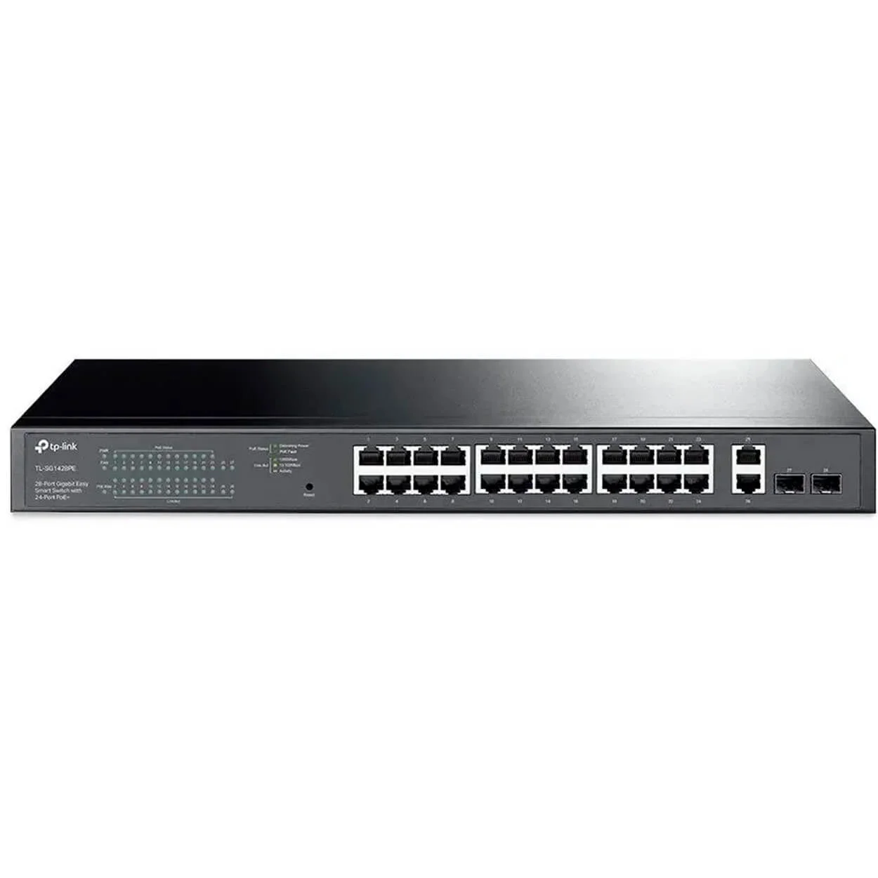 Коммутатор Jetstream 48-port gigabit L2+ managed switch with 4-gigabit uplink ports, 48 10/100/1000Mbps RJ-45 port, 4 1000Mbps SFP slots