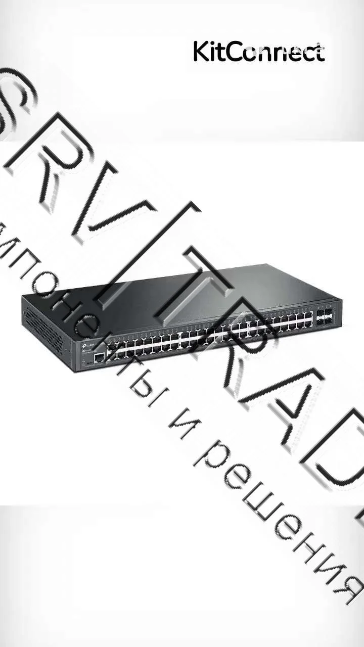 Коммутатор Jetstream 48-port gigabit L2+ managed switch with 4-gigabit uplink ports, 48 10/100/1000Mbps RJ-45 port, 4 1000Mbps SFP slots