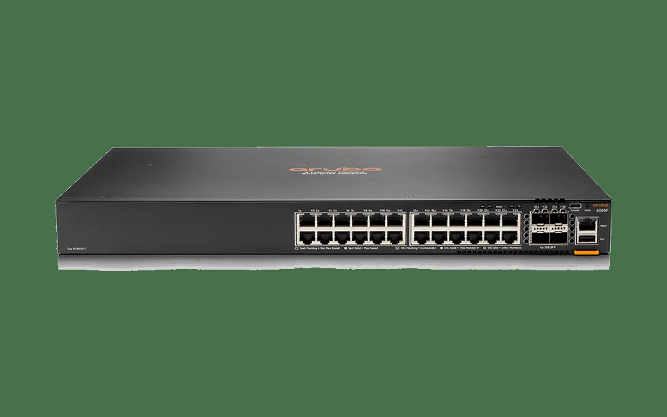 Коммутатор JL724B HPE Aruba Networking CX 6200F 24G 4SFP+ Managed L3 Switch