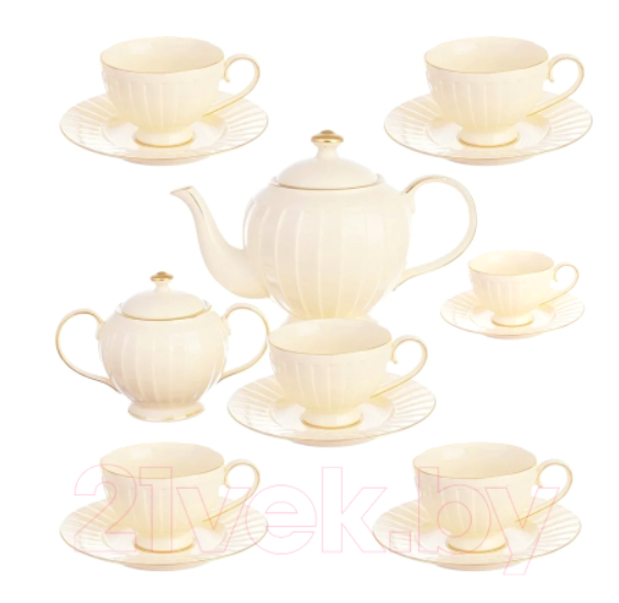 205-136 Чайный сервиз 14пр.  MARZIPAN в под.уп.(х3)Фарфор