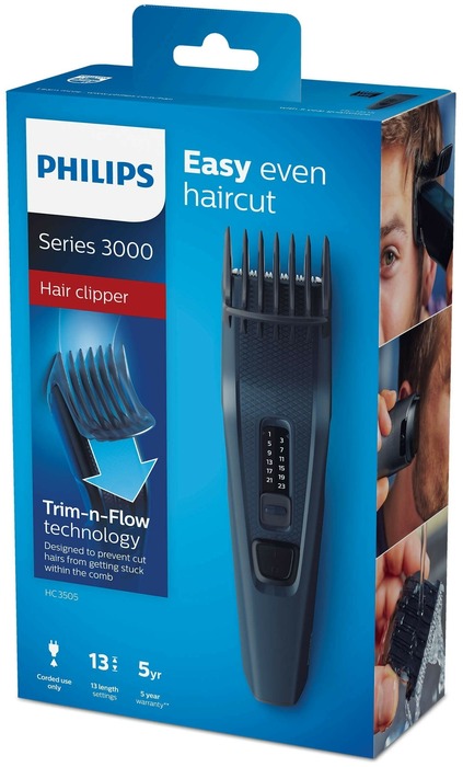 Машинка для стрижки Philips HC3505 (1 насадка, ур.дл. 13, дл. стиржки 0,5-23мм)