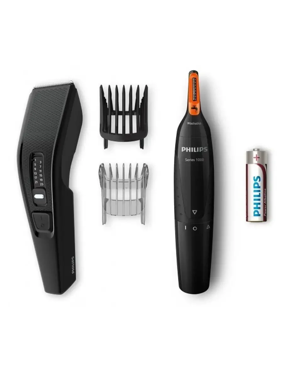 Машинка для стрижки Philips HC3510 (2 насадка, ур.дл. 13, дл. стиржки 0,5-23мм)