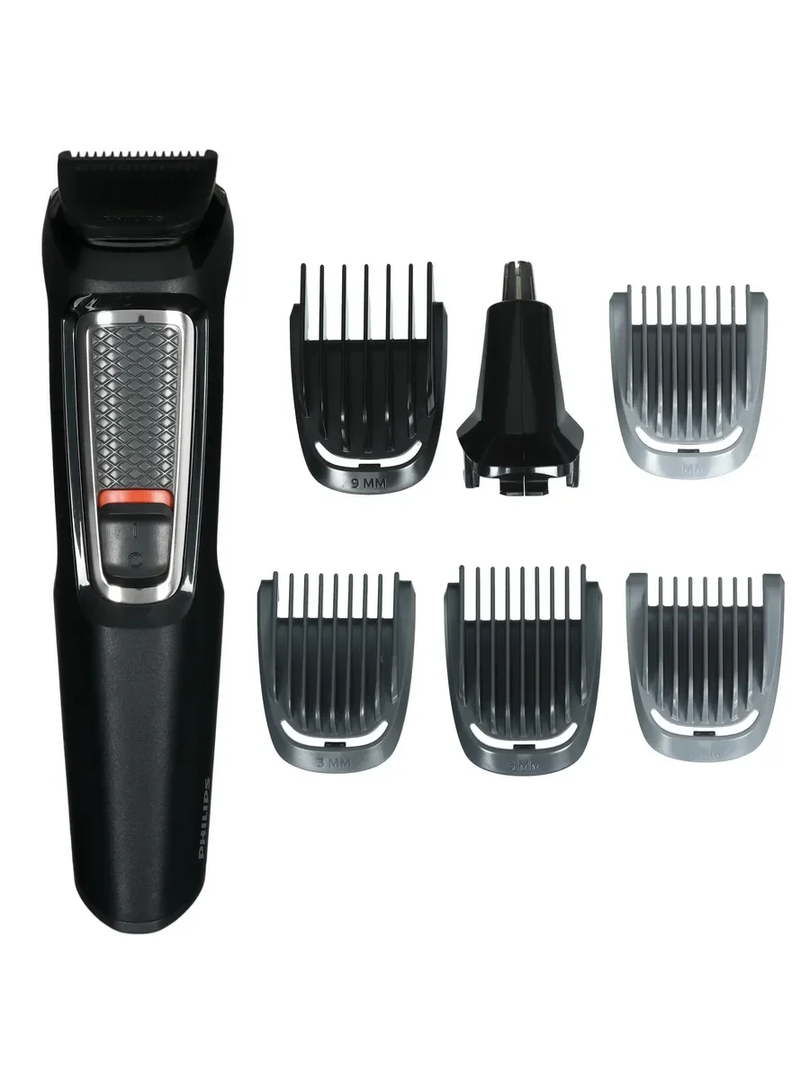 Машинка для стрижки Philips MG3720 (7 насадки, 6 уст. длины, 1-9мм)