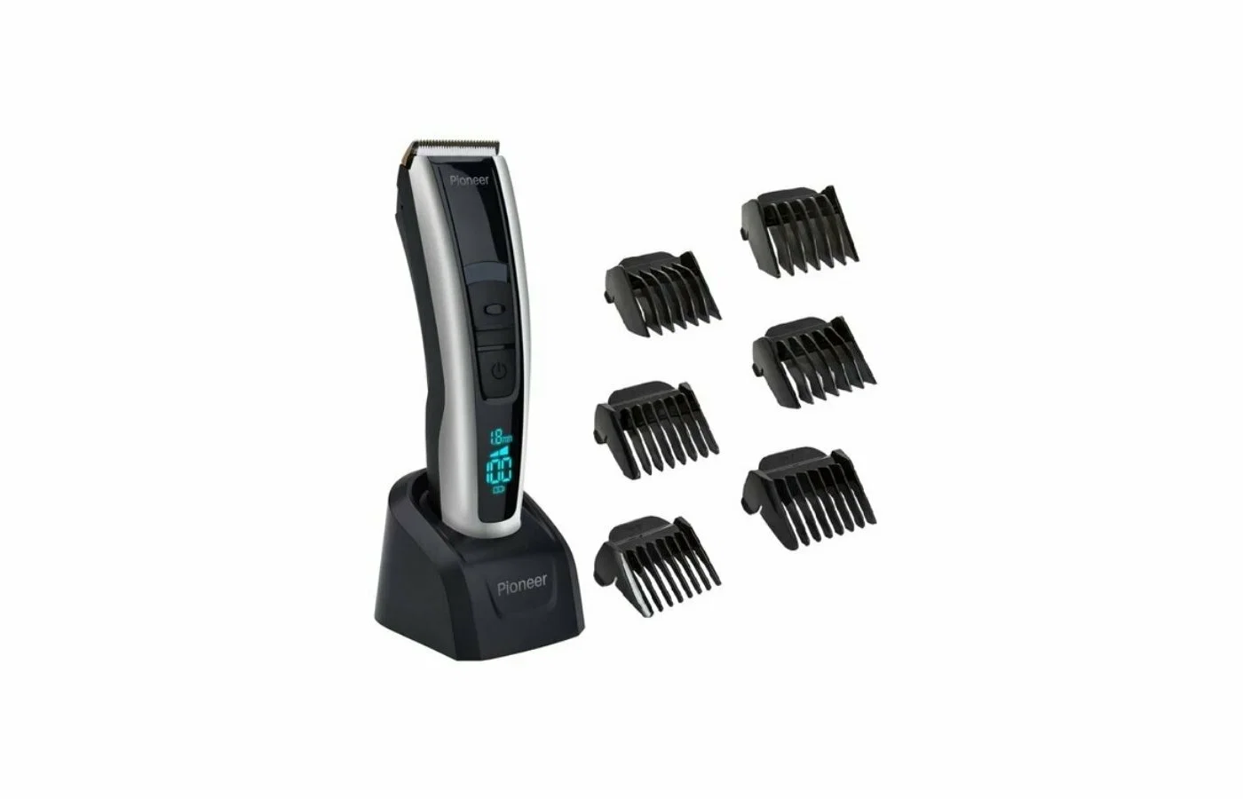 Машинка для стрижки Pioneer HC06R (1800мАч, 7 насадок)