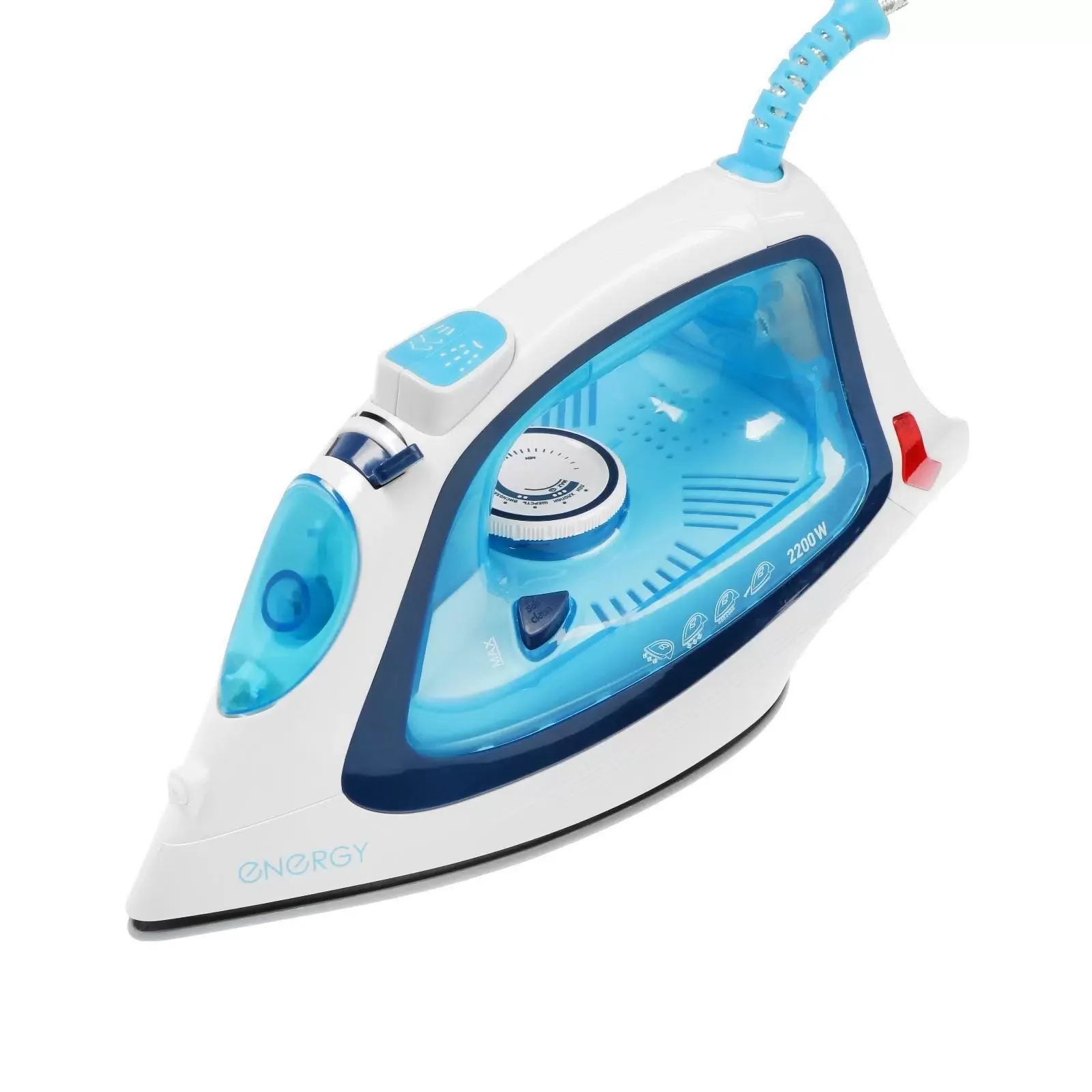 Утюг ENERGY EN-339 (2200Вт, пар, пар. удар, верт. пар, спрей, самооч., керам., подошва)