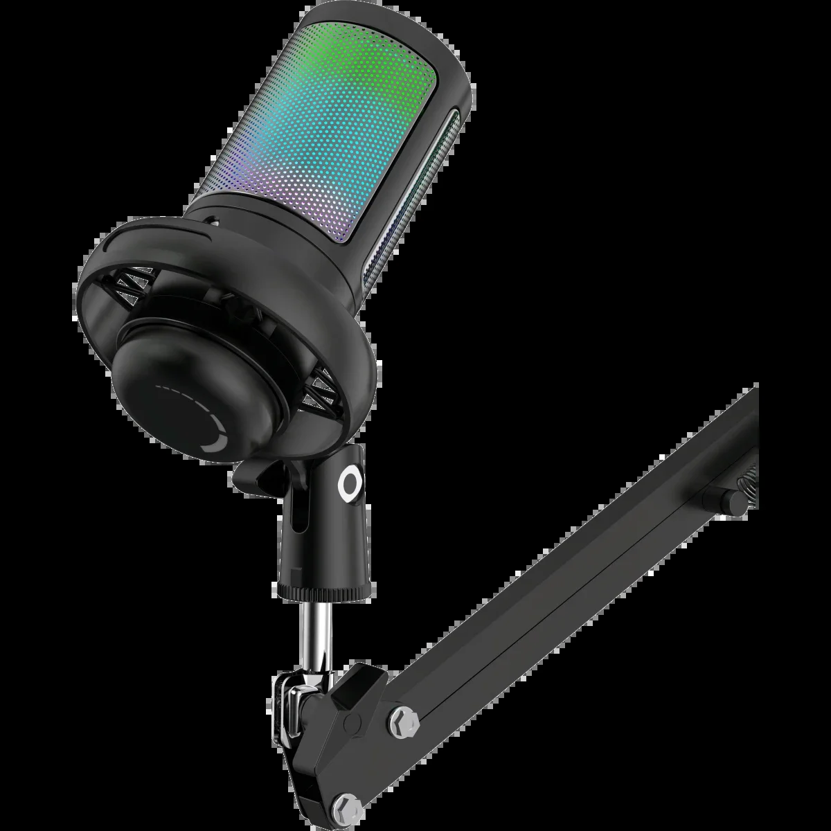 Defender Игровой стрим микрофон Space GMC 550 USB, RGB, стойка, провод 1.8 м