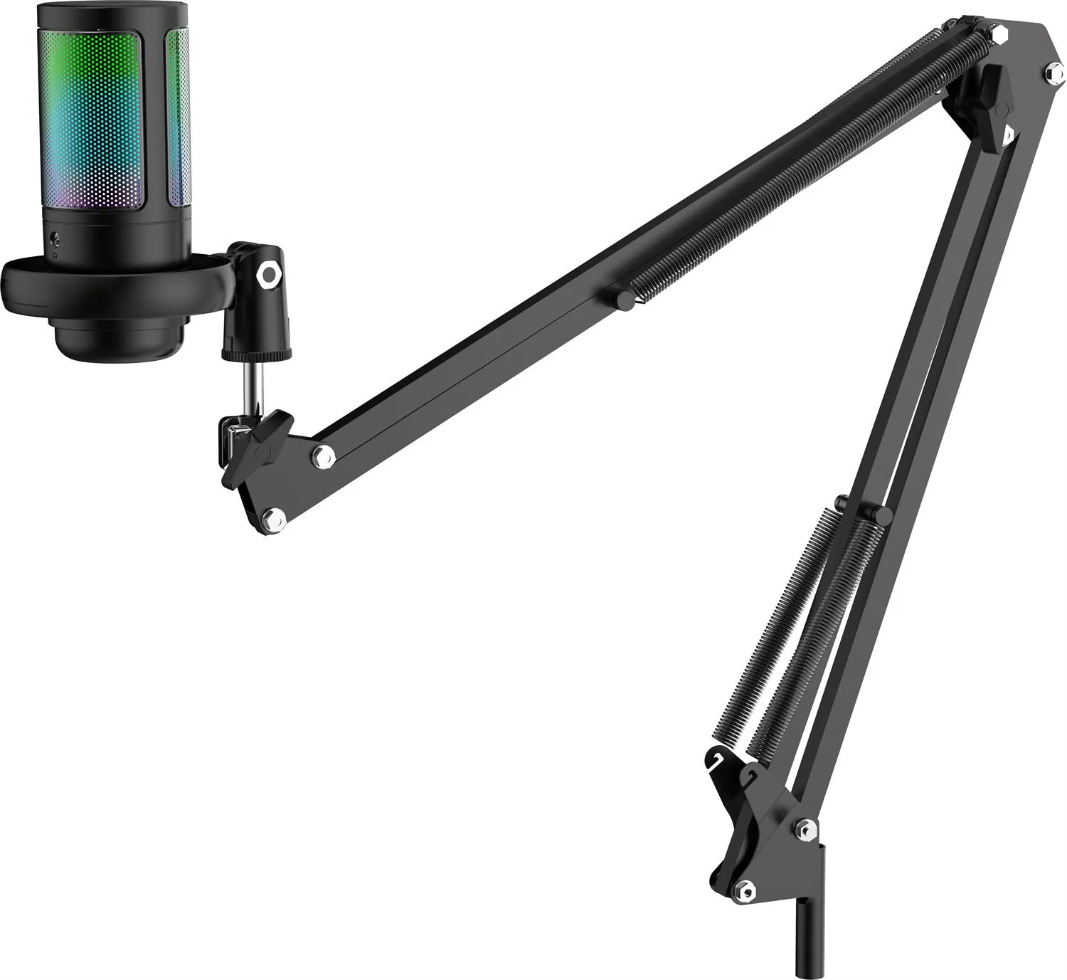 Defender Игровой стрим микрофон Space GMC 550 USB, RGB, стойка, провод 1.8 м