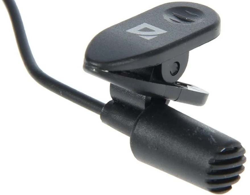 Defender Микрофон компьютерный MIC-109 черный, на прищепке, 1,8 м