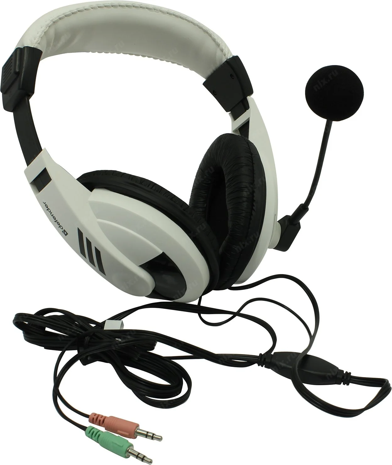Defender Наушники с микрофоном Gryphon 750 WHITE Регулят. громк., 2м кабель