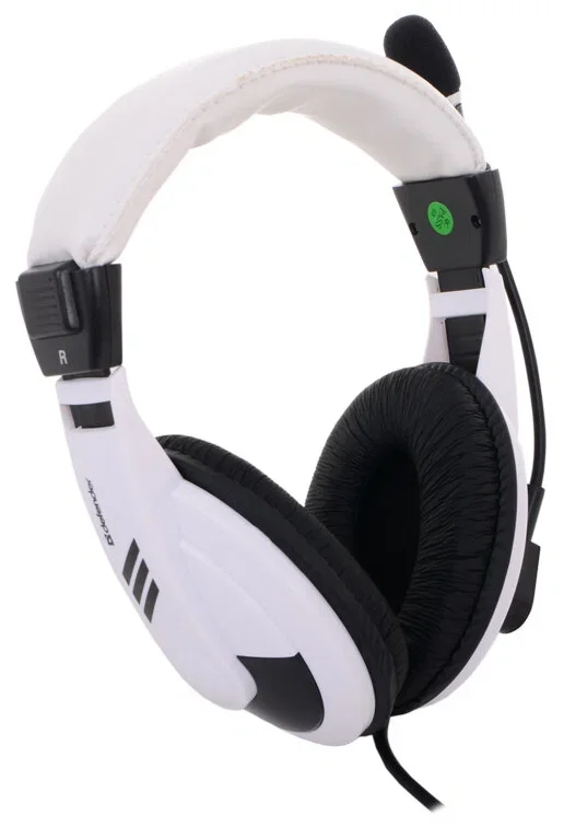 Defender Наушники с микрофоном Gryphon 750 WHITE Регулят. громк., 2м кабель