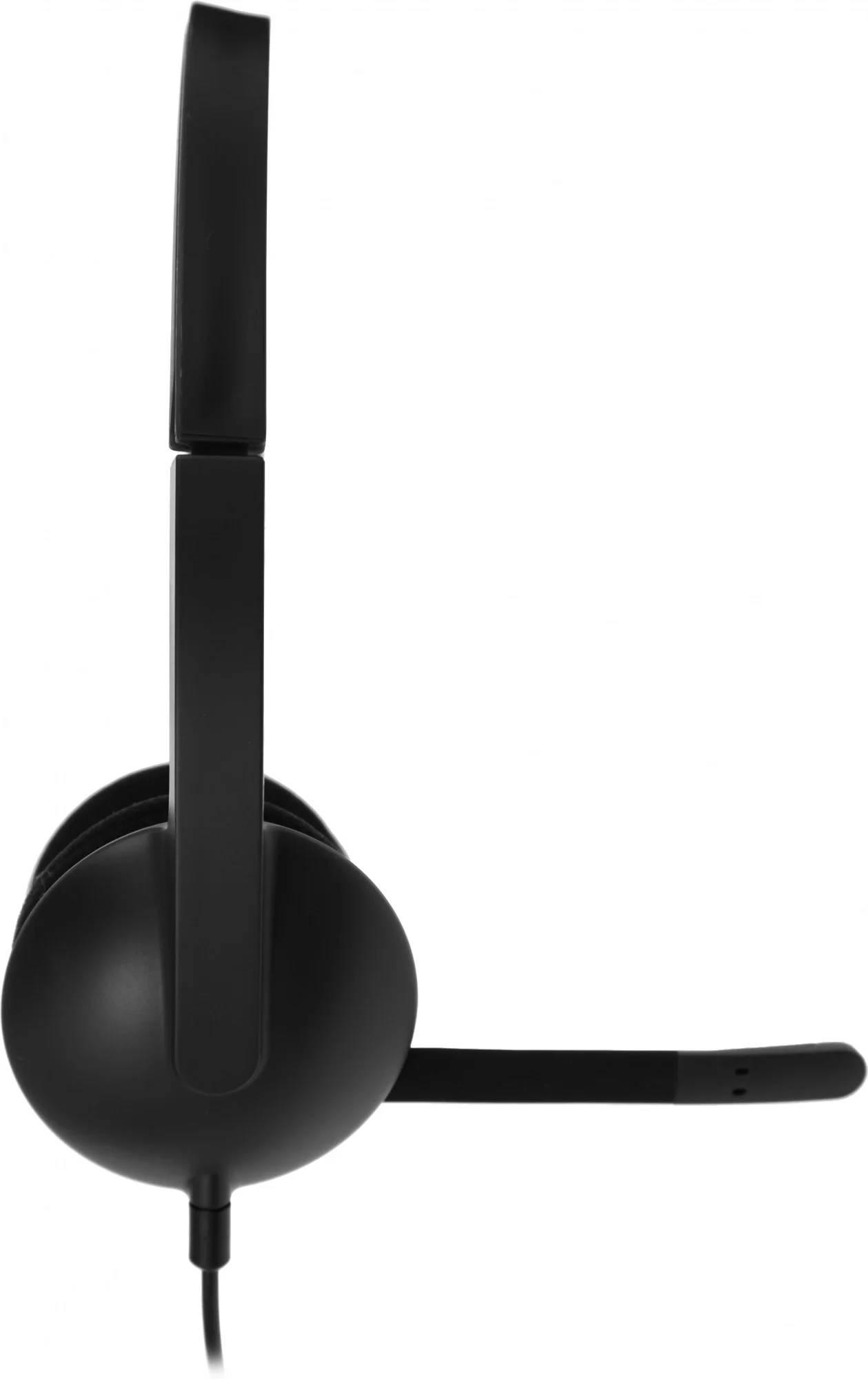 Logitech Гарнитура H340 Headset, накладные, микрофон поворотный двунаправленный, USB, 1.8 м, чёрный. — фото 4