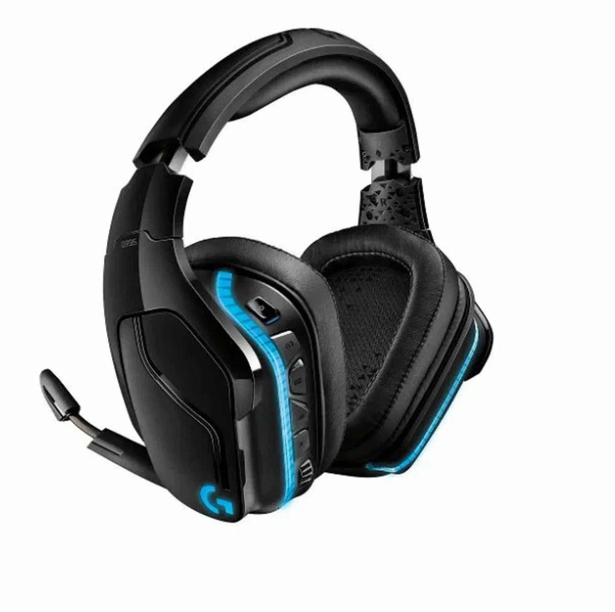 Logitech Гарнитура игровая G935 Lightsync 7.1, для компьютера и игровых консолей, накладные, радио, чёрный.
