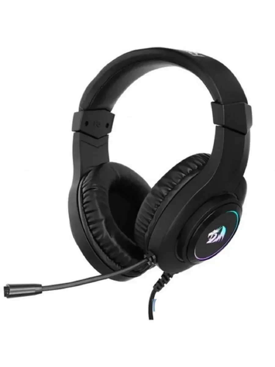 Redragon Игровая гарнитура Hylas Проводной,RGB,USB+3.5мм,черный