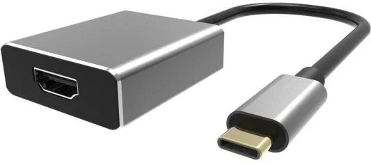 Aдаптер USB 3.1 Type-Cm -->HDMI A(f) 4K@60Hz, Aluminum Shell, VCOM<CU423T>