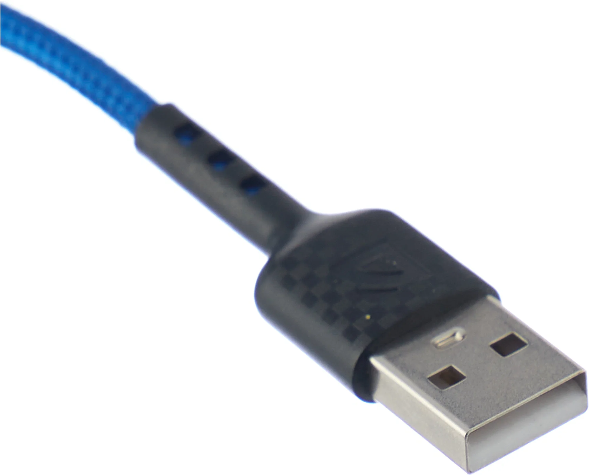 Defender Кабель F181, USB 2.0 (AM) - Type C, 1метр, 2.4А, нейлоновая оплетка, синий.