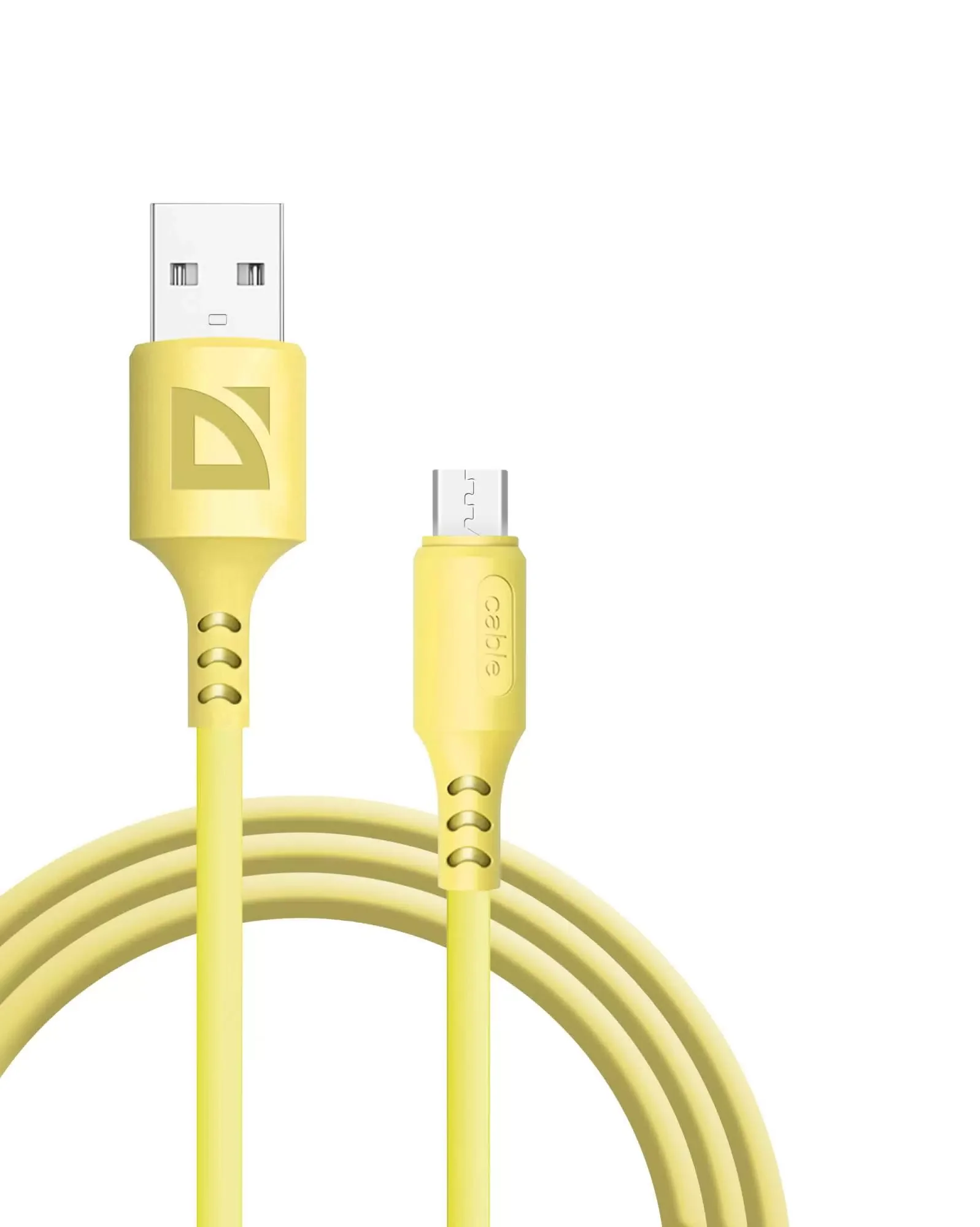 Defender Кабель F207, USB 2.0 (AM) - Type C, 1метр, 2.4А, силиконовая оплетка, зелёный.