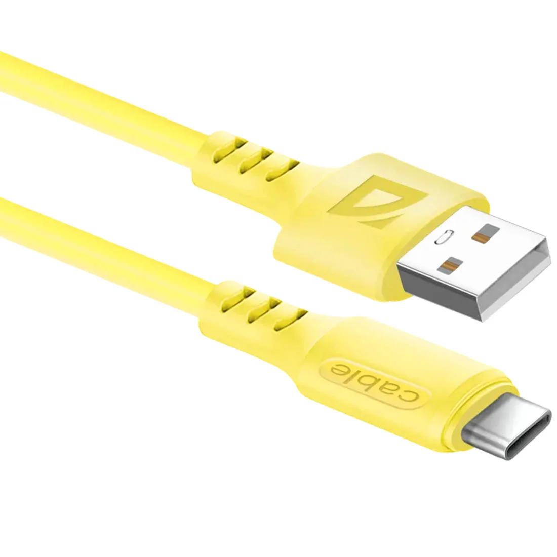 Defender Кабель F207, USB 2.0 (AM) - Type C, 1метр, 2.4А, силиконовая оплетка, зелёный.