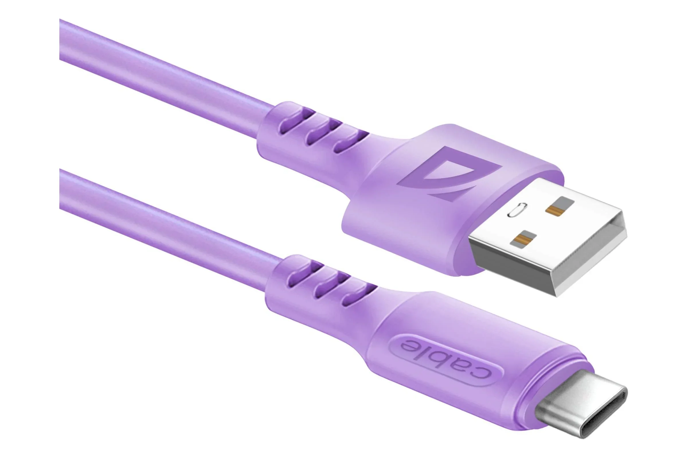 Defender Кабель F207, USB 2.0 (AM) - Type C, 1метр, 2.4А, силиконовая оплетка, зелёный.
