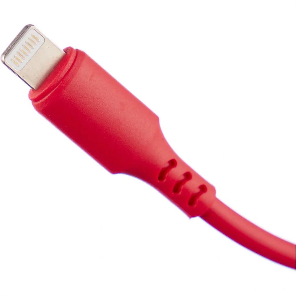 Defender Кабель F207, USB 2.0 (AM) - Type C, 1метр, 2.4А, силиконовая оплетка, красный.