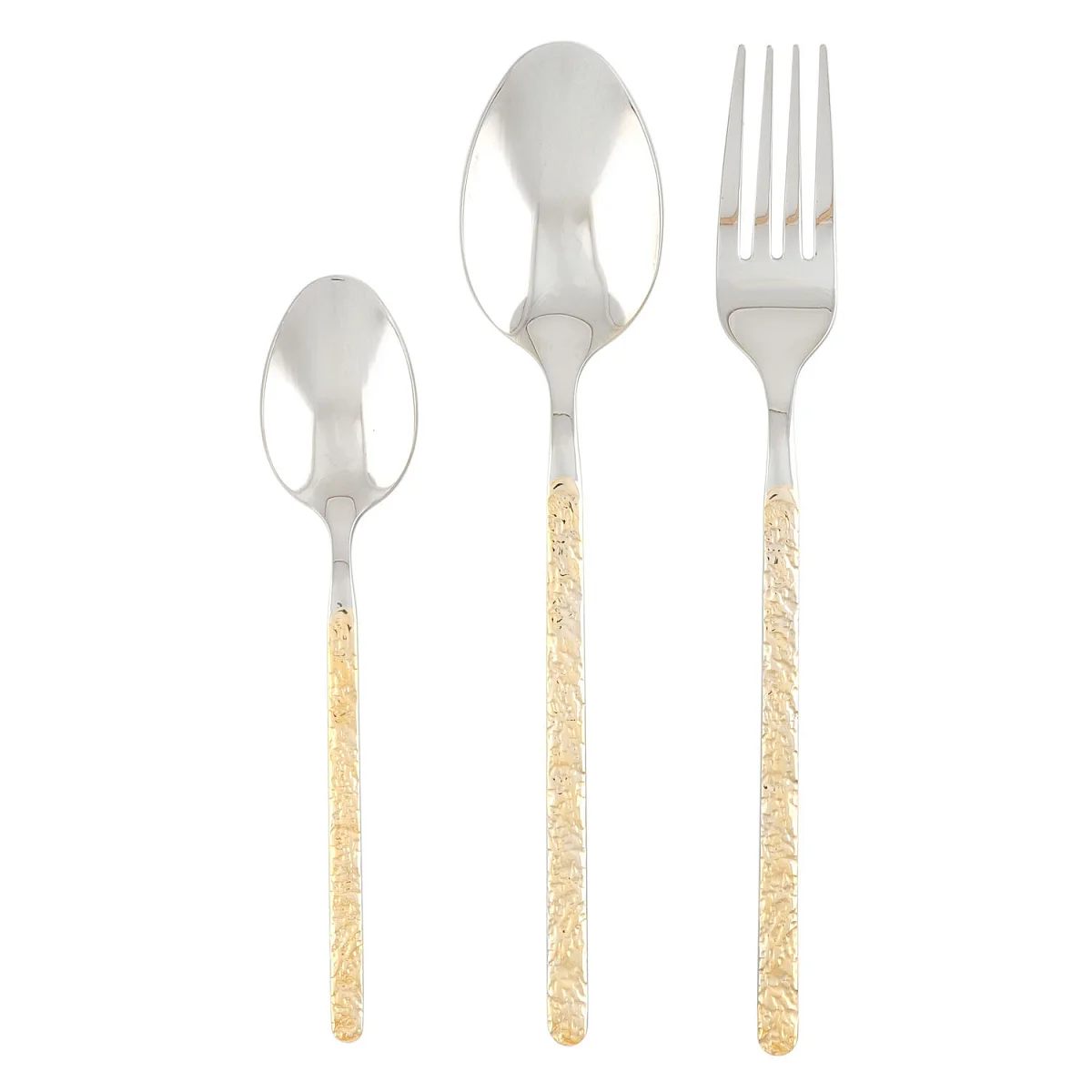 НАБОР СТОЛОВЫХ ПРИБОРОВ "MIRAGE GOLD IVORY PEARL"   НА 6 ПЕРСОН 24 ПР.