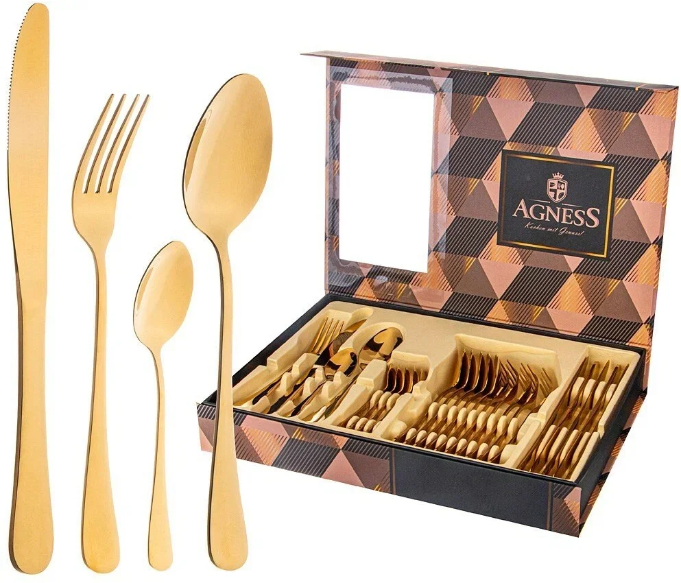 НАБОР СТОЛОВЫХ ПРИБОРОВ SOLE AGNESS 24 ПР., СТАЛЬ 18/0