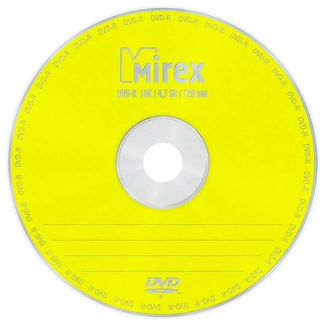 Диск DVD-R Mirex 4.7 Gb, 16x, Бум.конверт (1), (1/600)