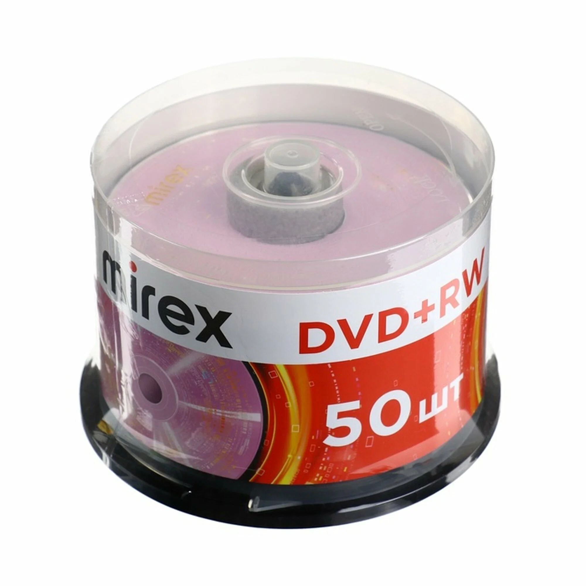 Диск DVD-RW Mirex 4.7 Gb, 4x, Cake Box (50), (50/300)