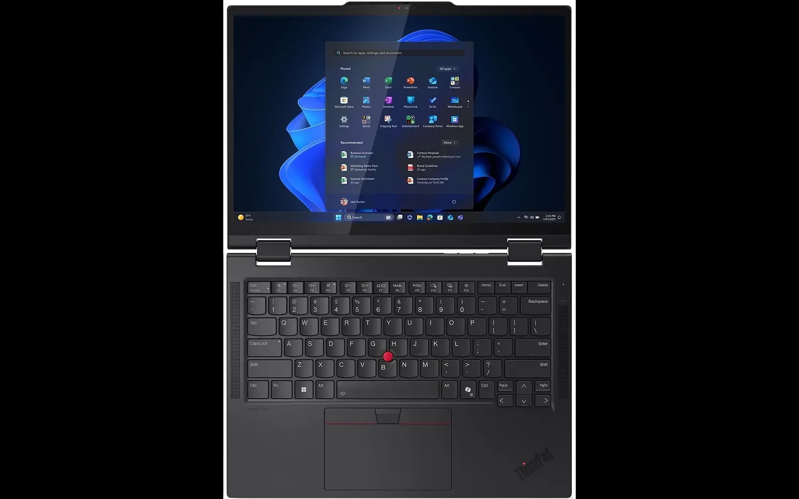 Ноутбук Lenovo ThinkPad E14 G7 14" WUXGA IPS, Intel Core Ultra 7 255H, 16Gb, 512Gb SSD, FHD Cam+IR, 3 Cell 48Whr, no OS