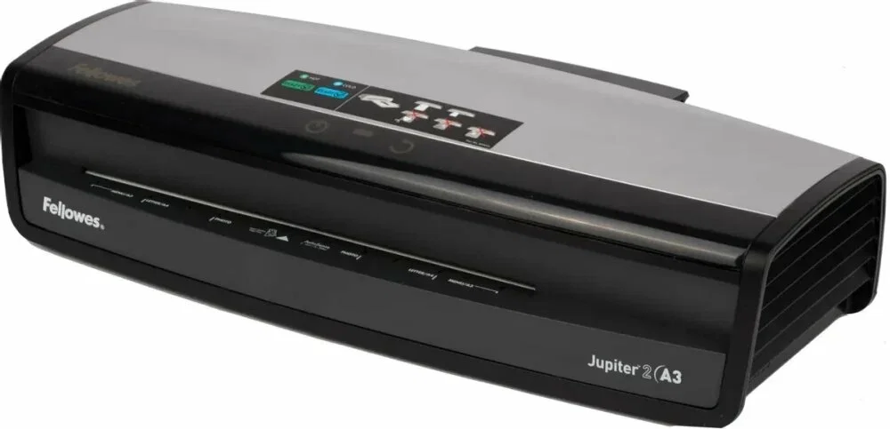 Fellowes® Ламинатор Jupiter A3, (75-250 мкм), 140 см/мин, нагрев 60 сек, AutoSense, APTS, 6 валов.