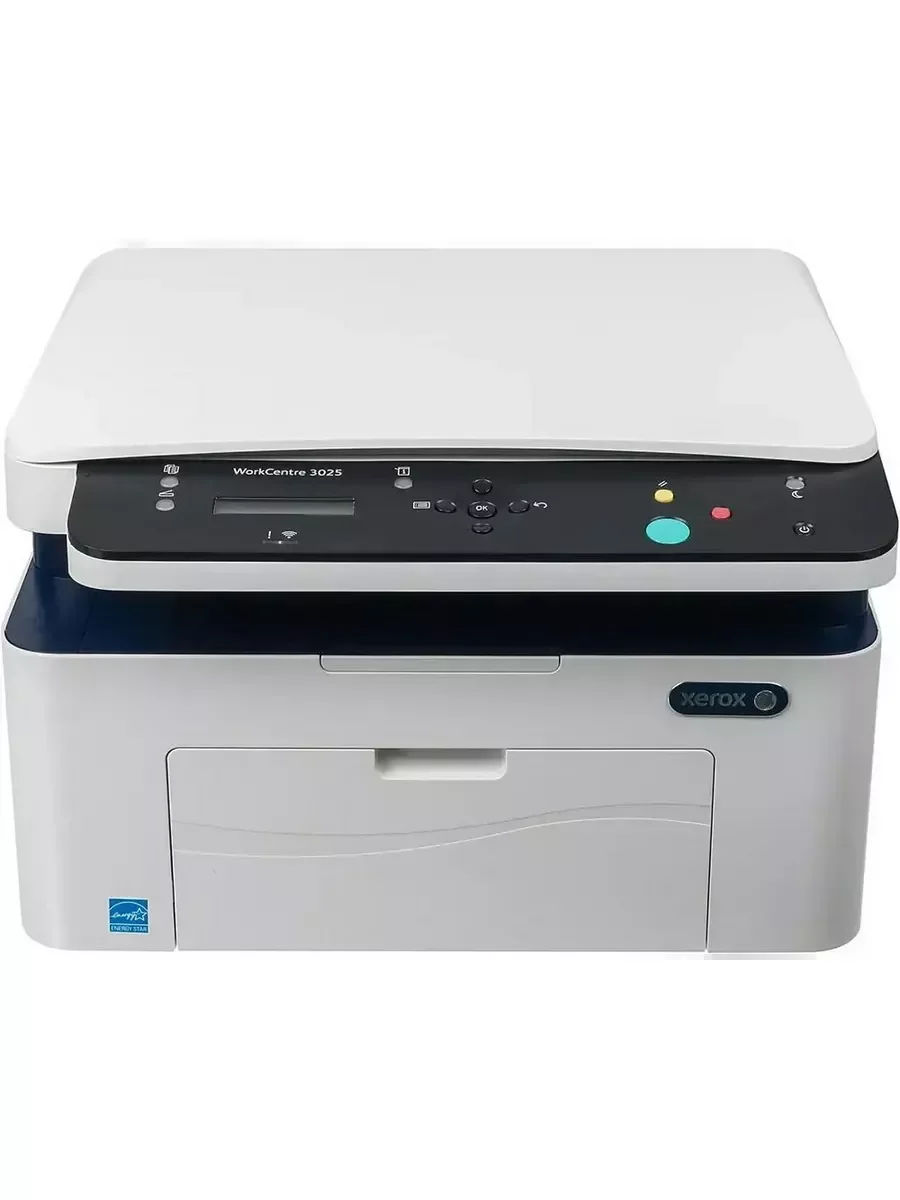 МФУ  XEROX WorkCentre 3025BI (A4, Laser, P/C/S, 20ppm, max 15K pages per month, 128MB, GDI, USB, Wi-Fi)