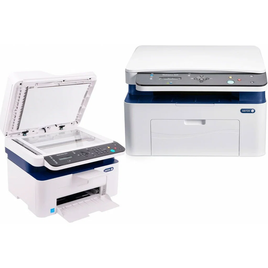 МФУ  XEROX WorkCentre 3025BI (A4, Laser, P/C/S, 20ppm, max 15K pages per month, 128MB, GDI, USB, Wi-Fi)
