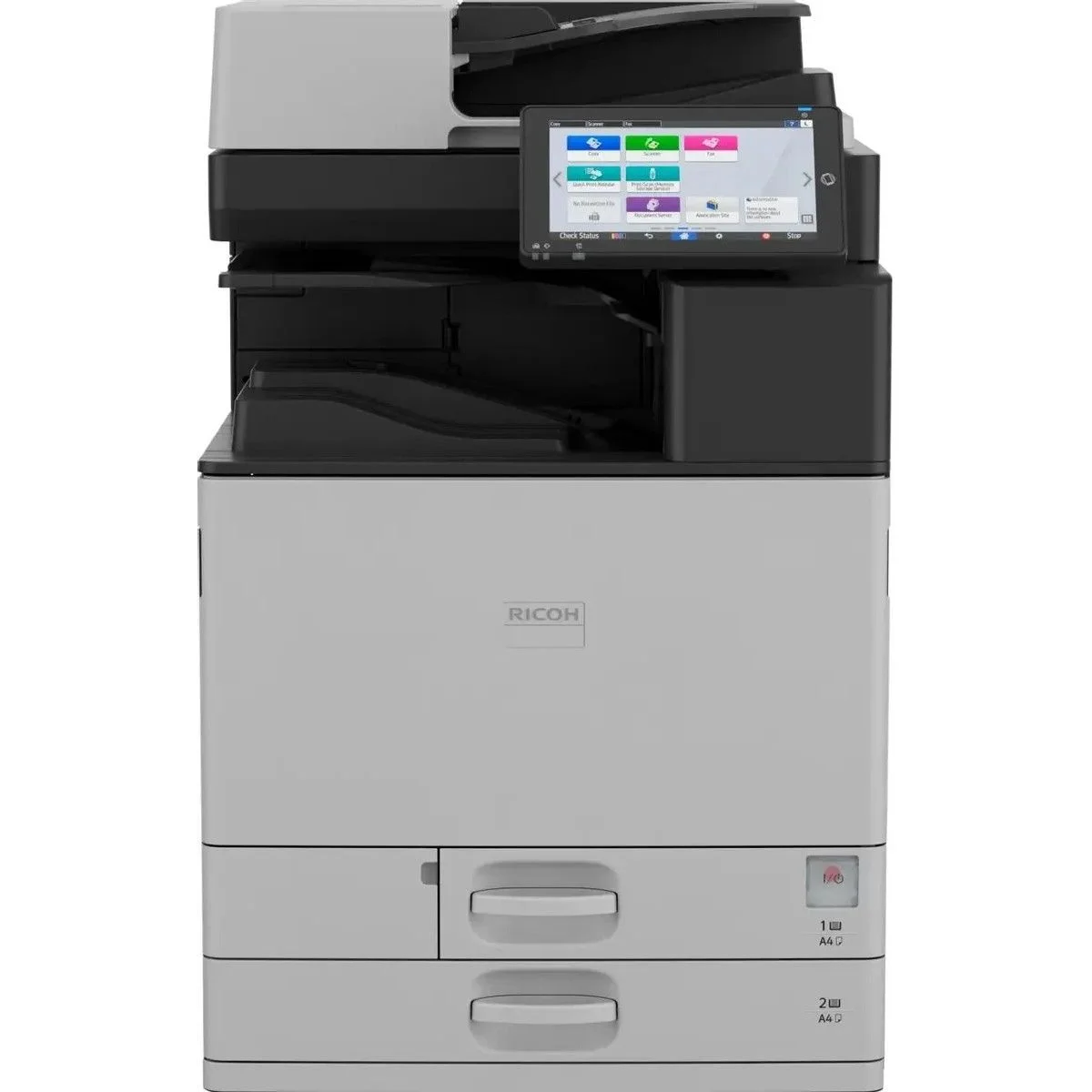 МФУ лазерное цветное RICOH IM C4510 (A3, 45стр/мин, дуплекс, PS, SSD256, GigaLAN, ARDF100, 6Гб, 2 лотка по 550л, добавит