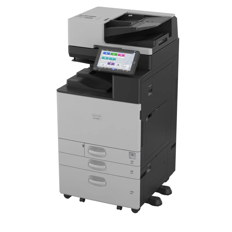 МФУ лазерное цветное RICOH IM C4510 (A3, 45стр/мин, дуплекс, PS, SSD256, GigaLAN, ARDF100, 6Гб, 2 лотка по 550л, добавит