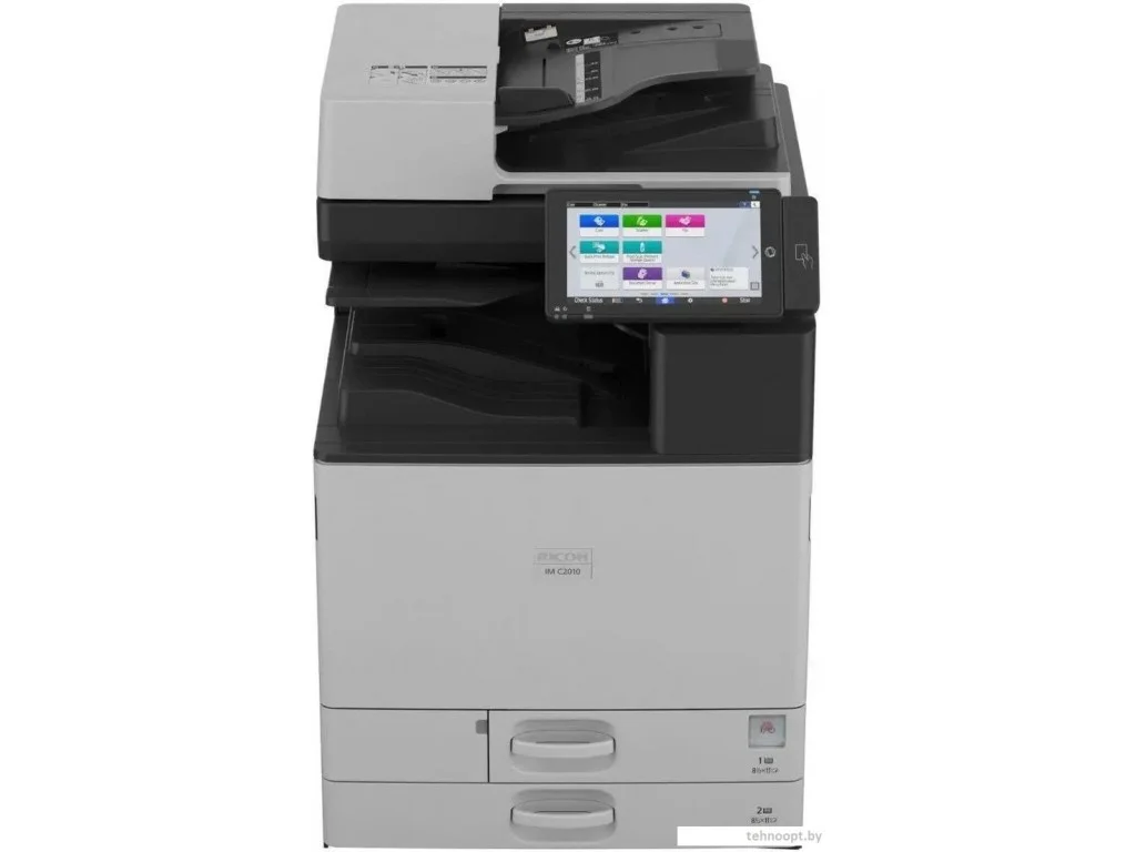 МФУ лазерное цветное RICOH IM C4510 (A3, 45стр/мин, дуплекс, PS, SSD256, GigaLAN, ARDF100, 6Гб, 2 лотка по 550л, добавит