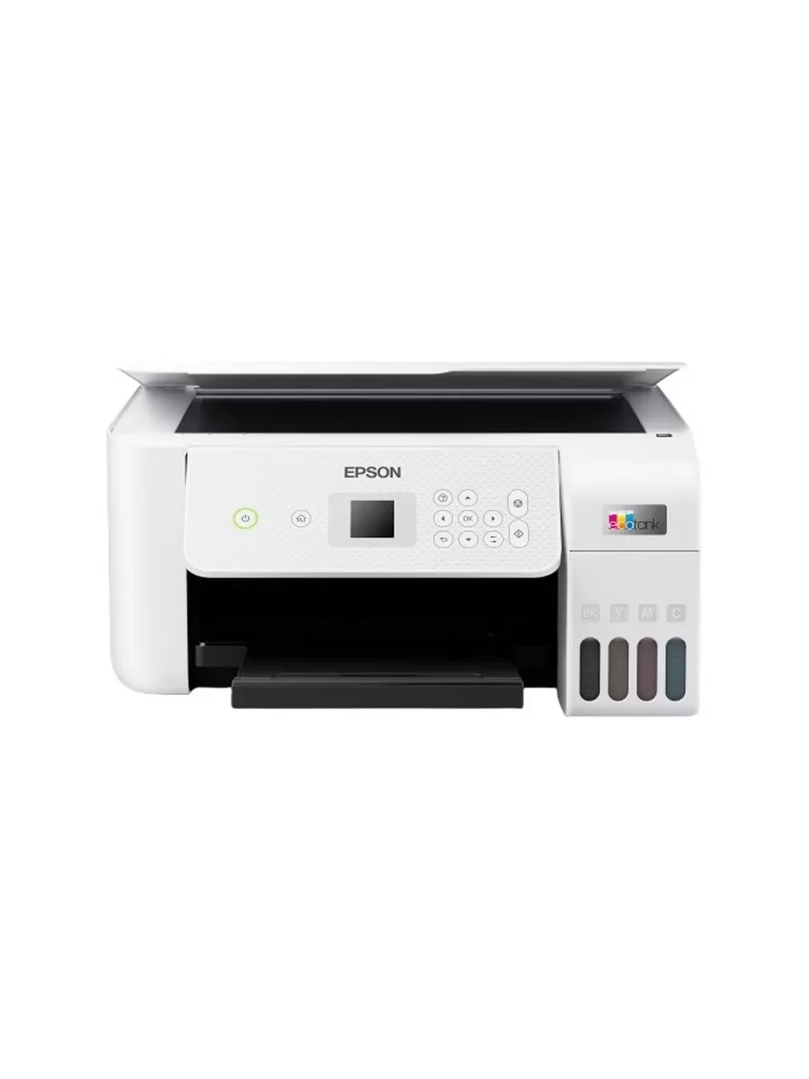 МФУ струйный Epson EcoTank L3266 А4/цвет/33 стр, USB/WiFi, 4 цвета/ чернила 103/ экран 3,7 см/ белый C11CJ664
