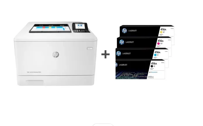 Принтер лазерный HP Color LaserJet Pro M455dn цвет/А4/ 27стр/дуплекс/Gigabit Ethernet