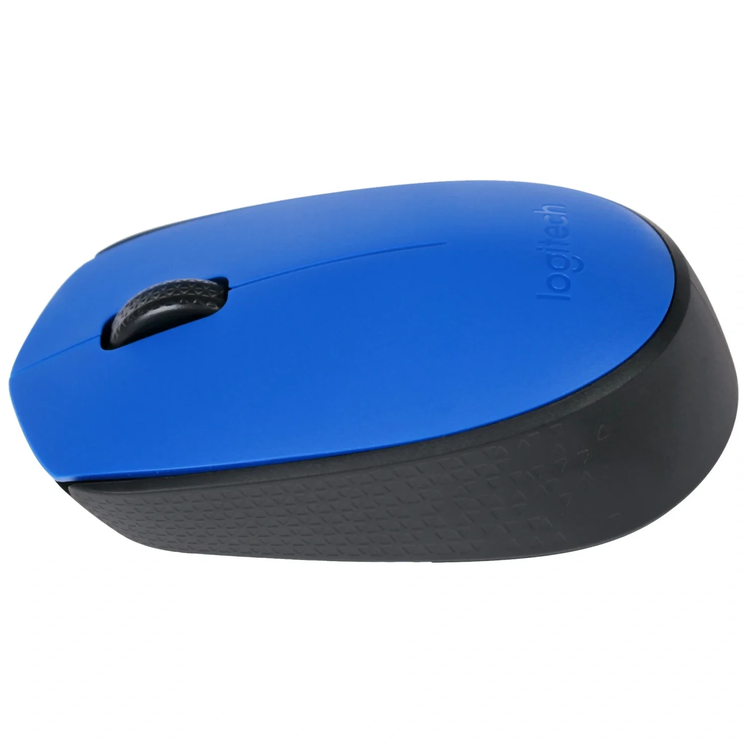 Logitech Мышь беспроводная M171 Blue, оптическая светодиодная, радиоканал 10 м, 1xAA, синий.