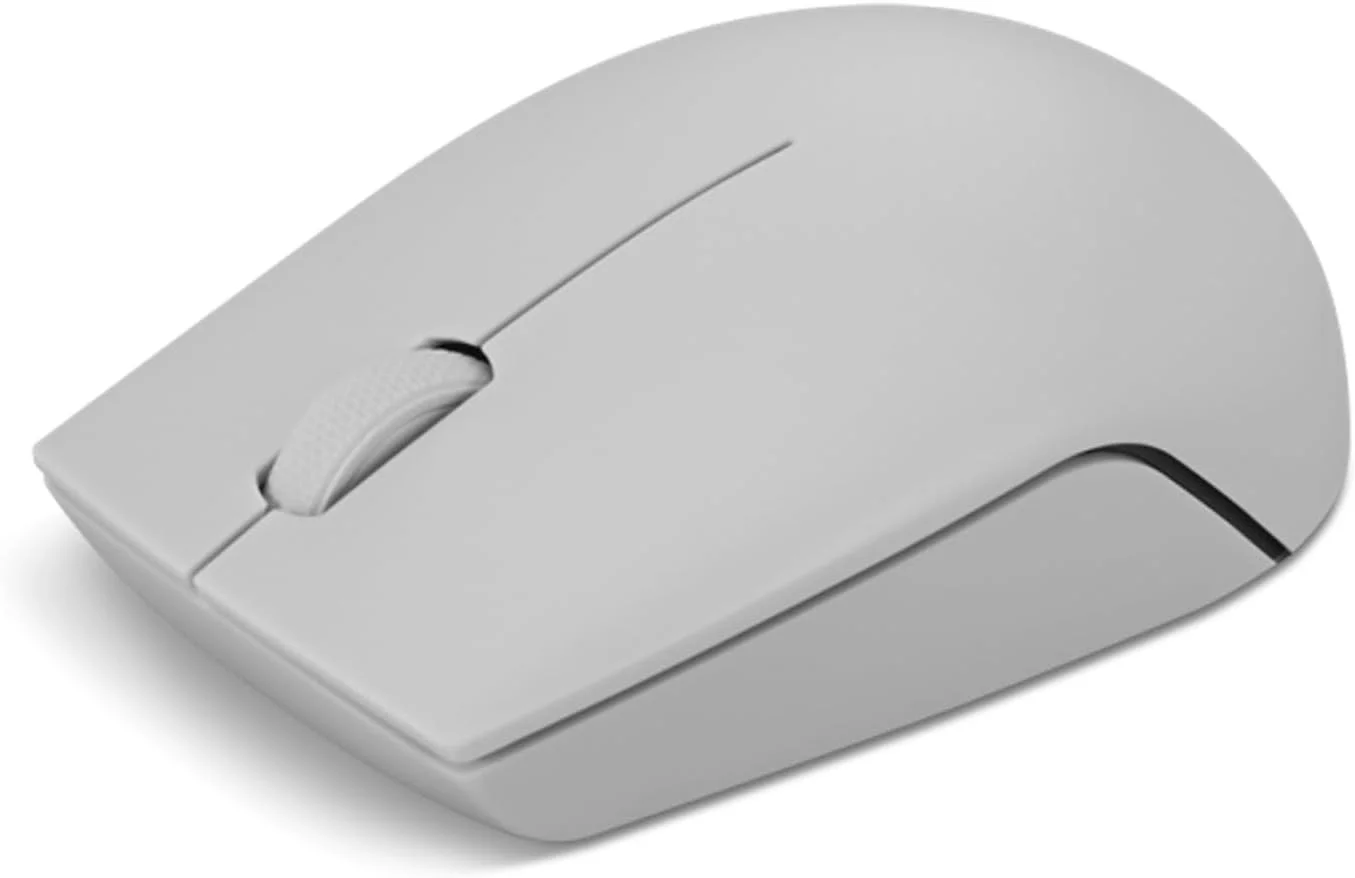 Мышь беспроводная Lenovo 300 серый, 1000 dpi, радиоканал, USB, кнопки - 3