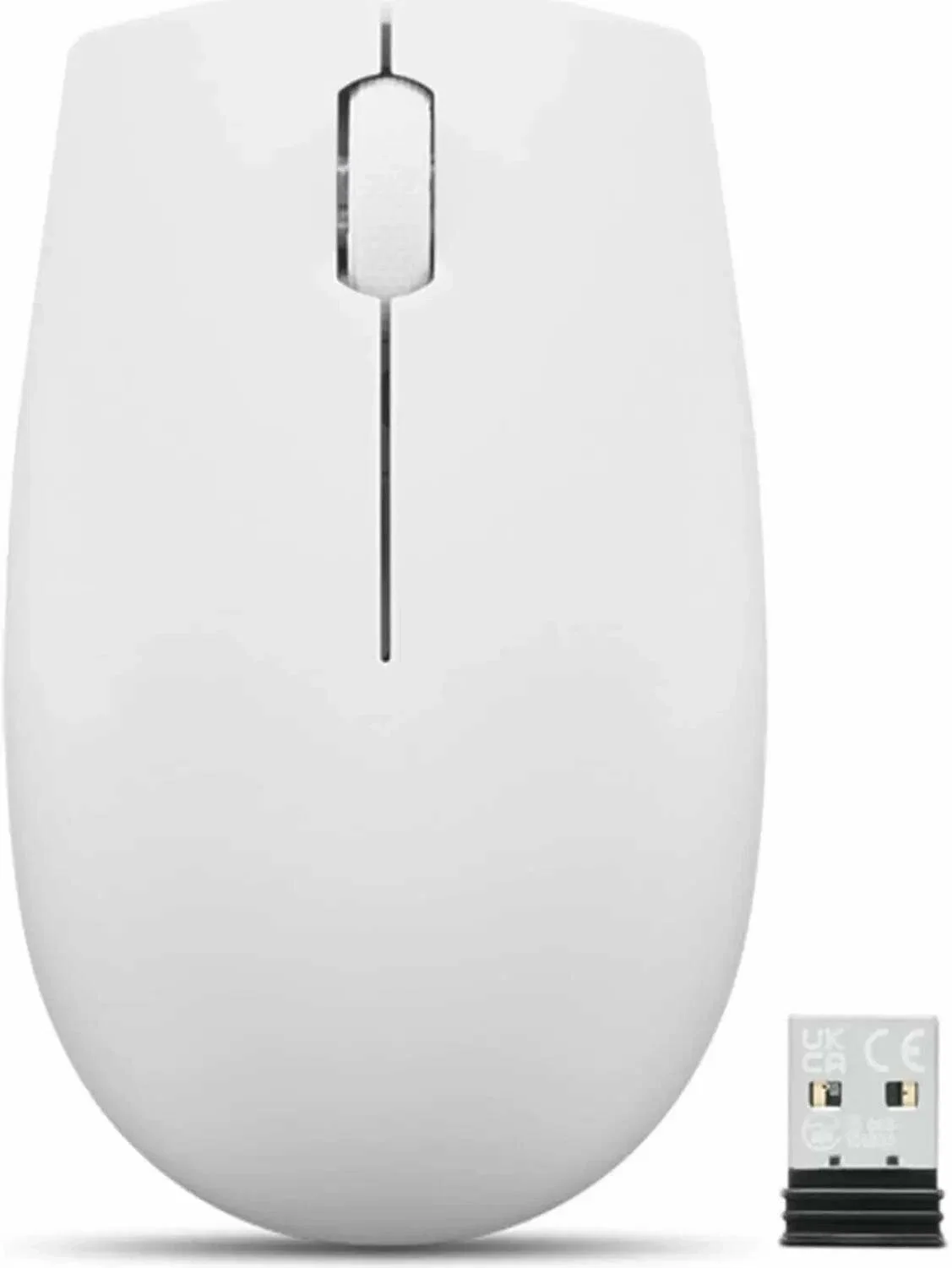 Мышь беспроводная Lenovo 300 серый, 1000 dpi, радиоканал, USB, кнопки - 3