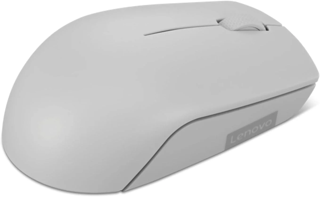 Мышь беспроводная Lenovo 300 серый, 1000 dpi, радиоканал, USB, кнопки - 3