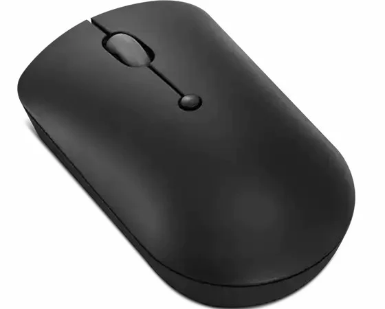 Мышь беспроводная Lenovo 400 черный, 2400 dpi, радиоканал, USB-C, кнопки - 4
