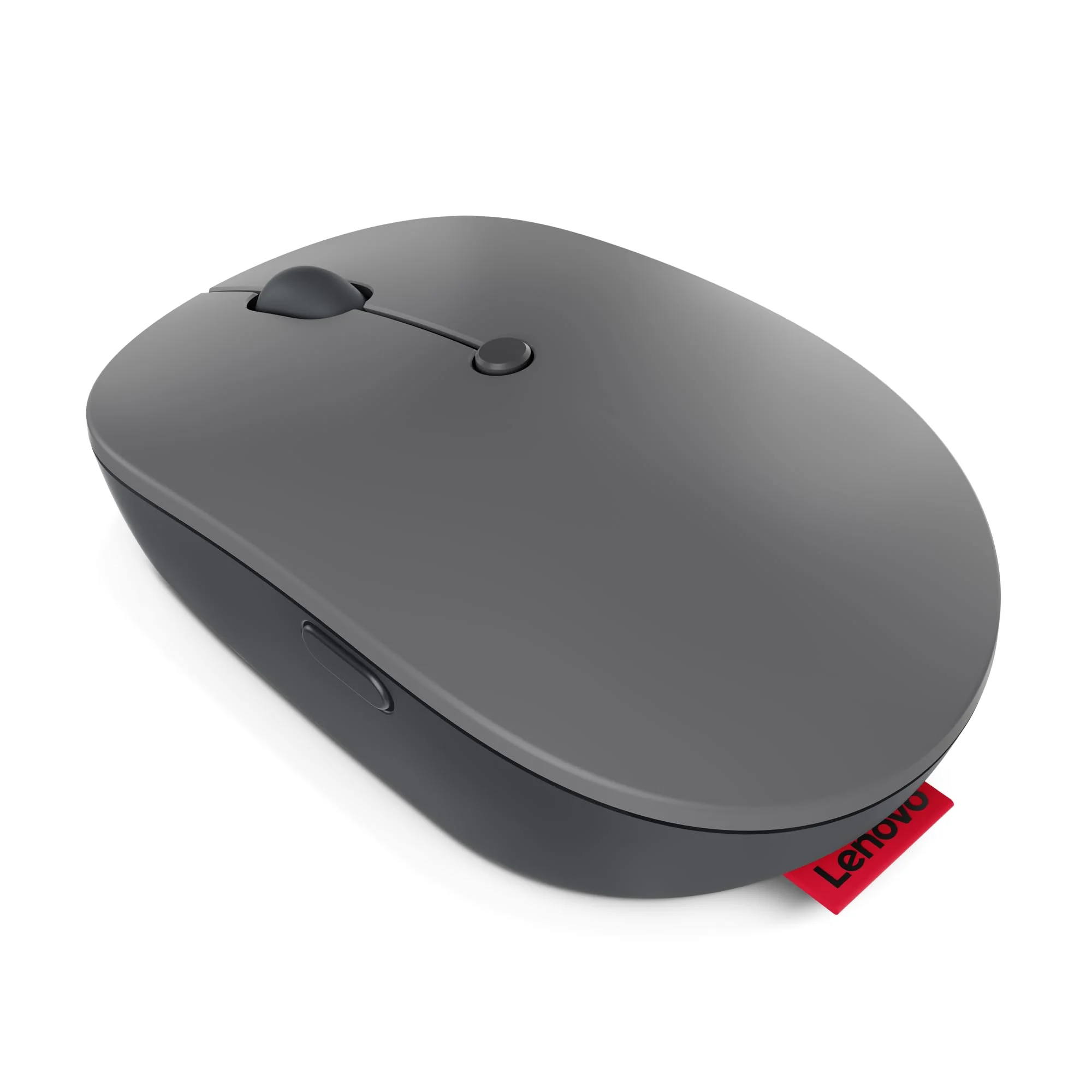 Мышь беспроводная Lenovo Go серый, 2400 dpi, радиоканал, USB-C, кнопки - 3